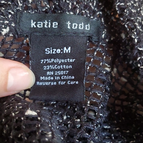 Drape front cardigan - cover up - Picture 3 of 7